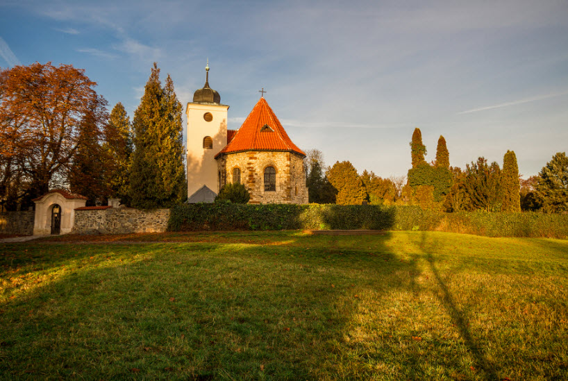Settlement of Levy Hradec, Roztoky, Czechia, Czech Republic (Czechia)
